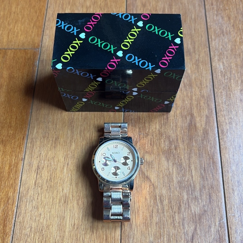 XOXO Rose Gold Watch